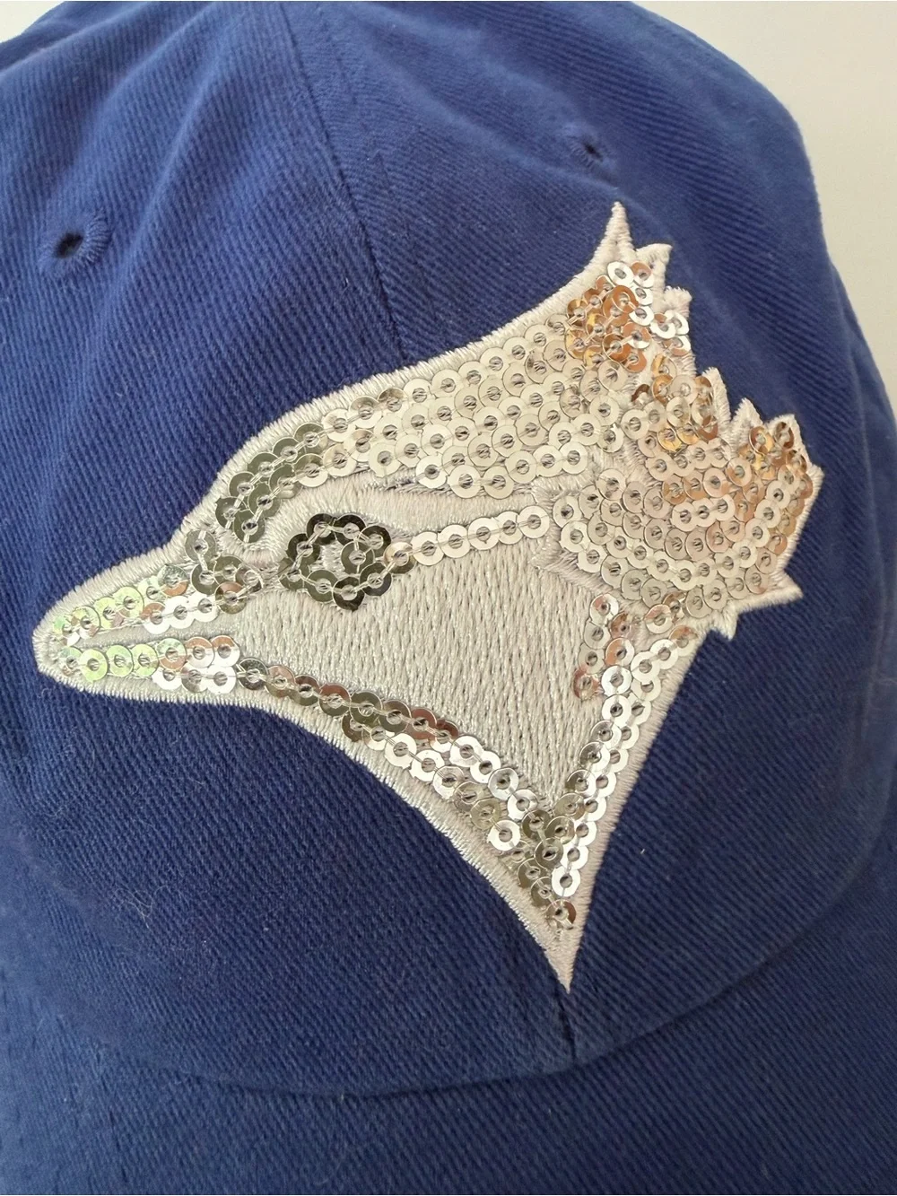 Toronto Blue Jays MLB Women’s Sequin Logo Baseball Cap Hat ‘47 Brand Gen. Merch.